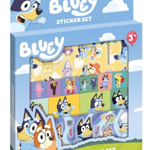 Bluey klistermärkesset 17x24 cm