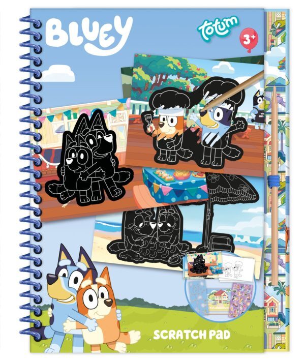 Bluey skrapkonstset och aktivitetskit