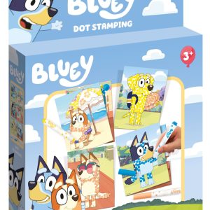 Bluey Kreativt Stämpelset med Prickar 18x25 cm