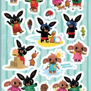 Bing Glitter Klistermärken – 10 x 20 cm