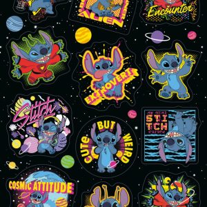Disney Lilo och Stitch glitterklistermärkeset
