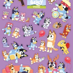 Bluey klistermärkesset 16x20 cm