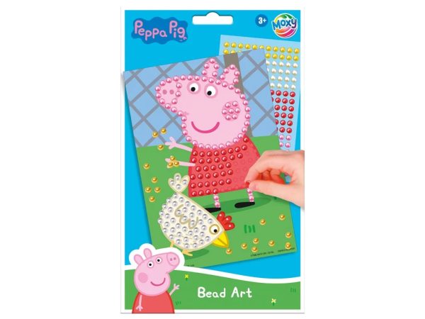 Greta Gris kreativa pärlset med bondgårdstema 25x15 cm
