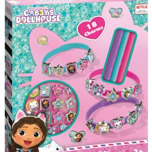 Gabbys Dockskåp Armbandstillverkningsset Katter 15x21 cm