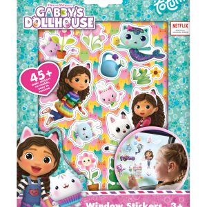 Gabbys Dockskåp Sprinkle Party fönsterdekaler 16x21 cm