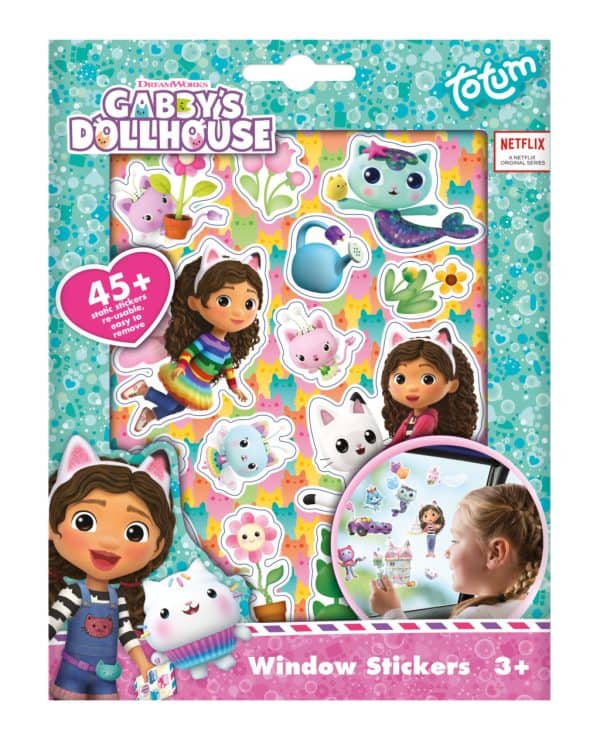 Gabbys Dockskåp Sprinkle Party fönsterdekaler 16x21 cm