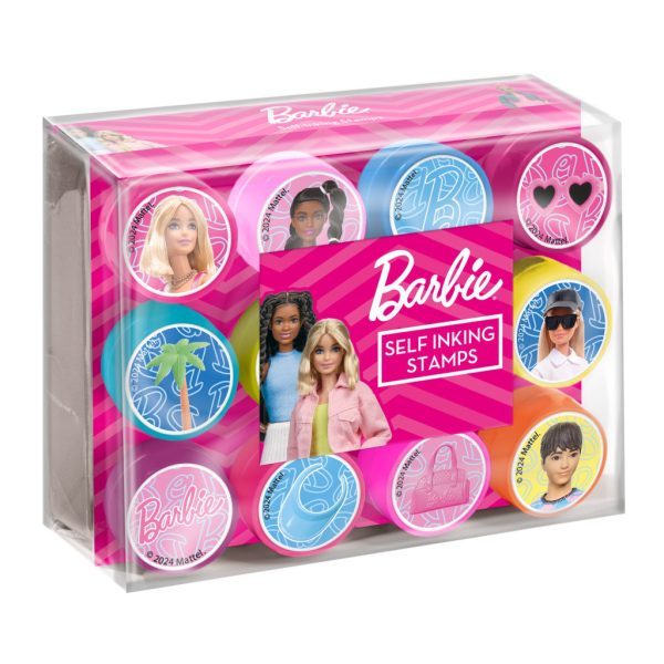 Barbie Malibu stämpelset med 12 delar
