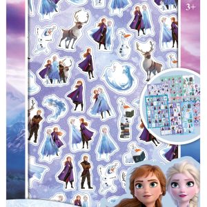 Disney Frozen äventyr glittrig klisterbok