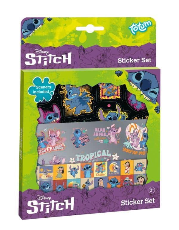 Disney Lilo och Stitch klistermärkesset 17x24 cm