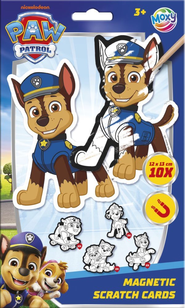Paw Patrol Skrapkonst med Magnet