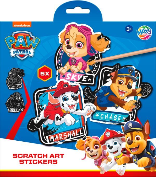 Paw Patrol Skrapstickers