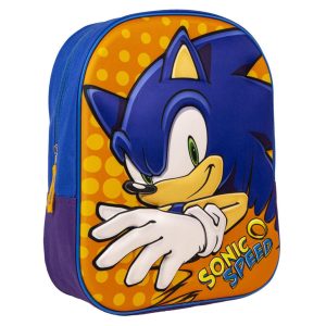 Sonic the Hedgehog Speed 3D ryggsäck, väska 31 cm