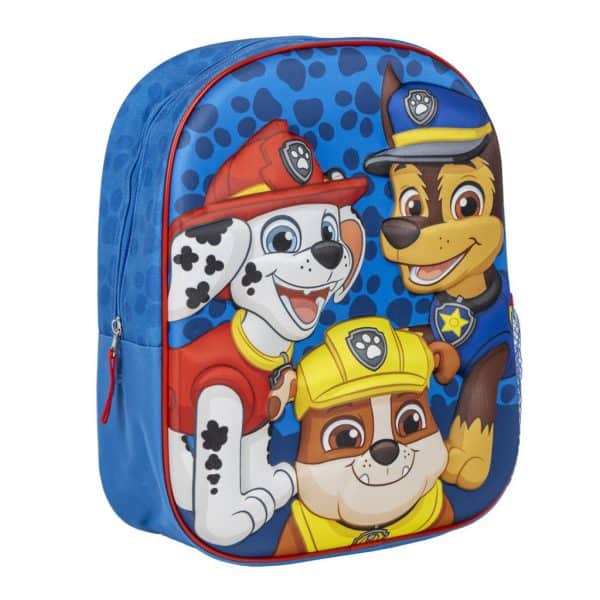 Paw Patrol Rolig pojkryggsäck 3D, väska 31 cm