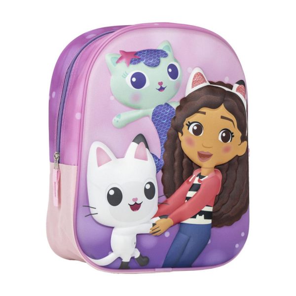 Gabbys Dockskåp Fun 3D-ryggsäck, 31 cm