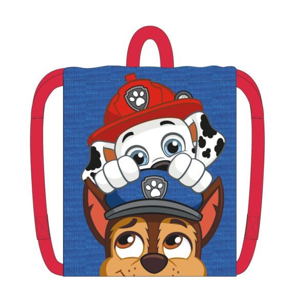Paw Patrol blå gympapåse, ryggsäck 33 cm