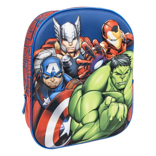 Avengers Hero Squad 3D ryggsäck, 31 cm