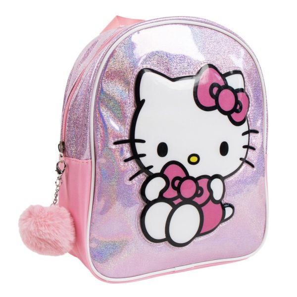 Hello Kitty holografisk ryggsäck, 23 cm