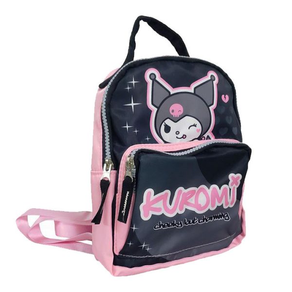 Hello Kitty Kuromi ryggsäck, 23 cm