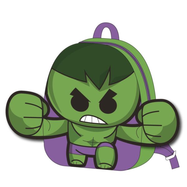 Avengers Hulk mjuk ryggsäck, 22 cm