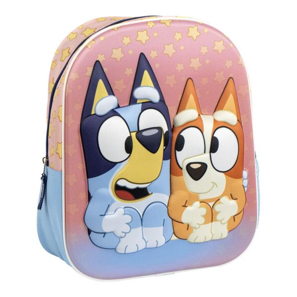 Bluey Stjärnor 3D Ryggsäck, väska 31 cm