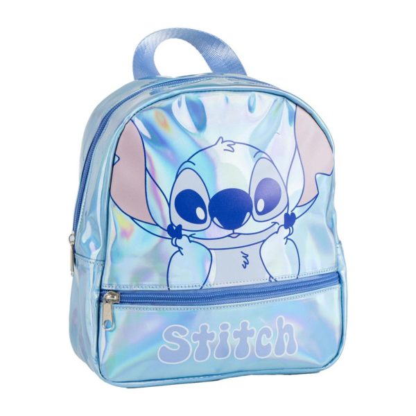 Disney Lilo and Stitch iridiscente holografisk ryggsäck 23 cm