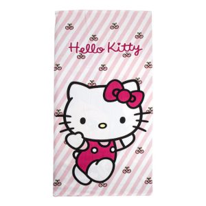 Hello Kitty Cherry badhandduk, strandhandduk 70x140 cm (Fast Dry)