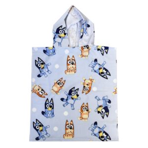 Bluey strandhandduk poncho 50x115 cm