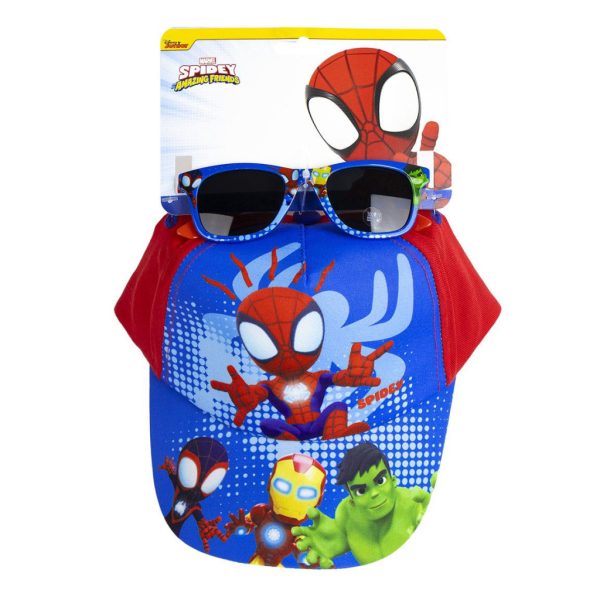 Spindelmannen Spidey solglasögon och basebollkeps set