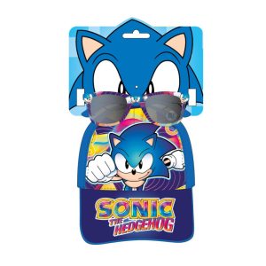 Sonic the Hedgehog solglasögon och keps set