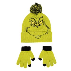 The Grinch mössa och vantar för barn
