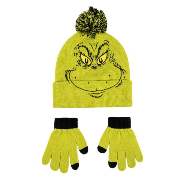 The Grinch mössa och vantar för barn