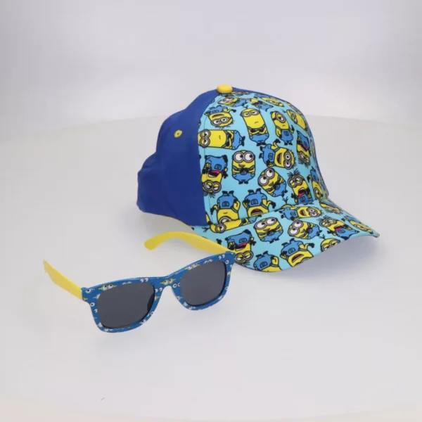 Minions blå solglasögon och keps set - Bild 4