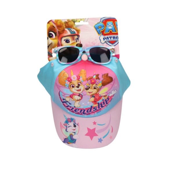 Paw Patrol Keps & Solglasögon Set 53 cm – UV400 Skydd Rosa