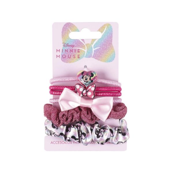 Disney Minnie hårsnodd set med 6 st