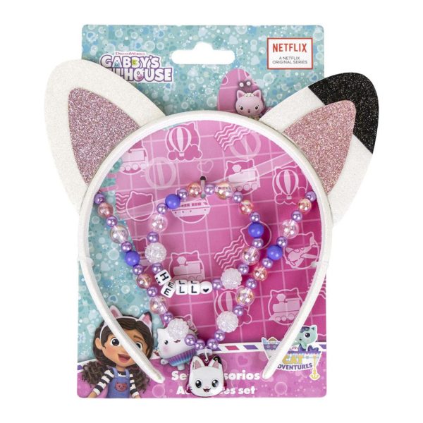 Gabbys Dockskåp Cat Ears smycke- och diademset
