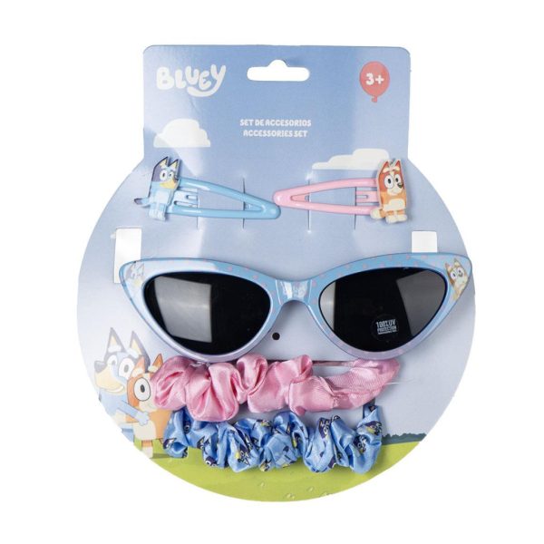 Bluey solglasögon och håraccessoarset