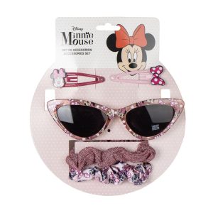 Disney Mimmi Pigg glittriga solglasögon och håraccessoarer set