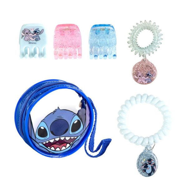 Disney Lilo and Stitch håraccessoarset med fodral 8x8 cm