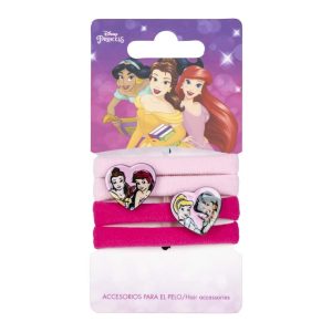 Disney Princess set med 4 hårsnoddar