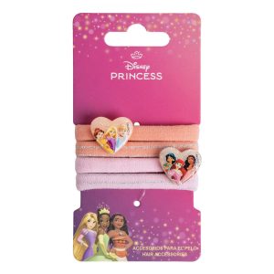 Disney Princess set med 4 hårsnoddar