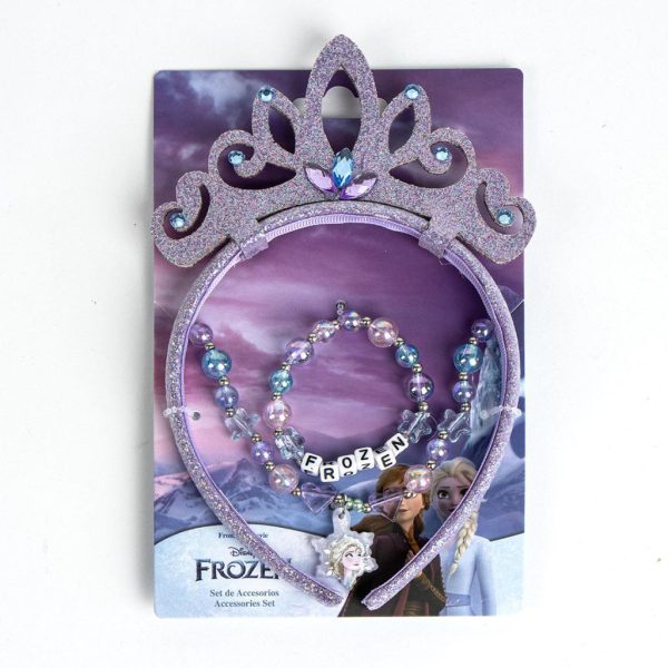 Disney Frozen smyckes- och diademset med snöflingor
