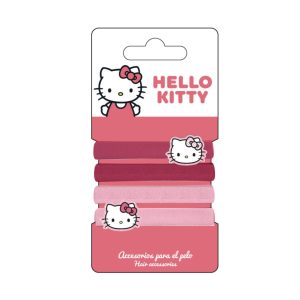 Hello Kitty set med 4 hårsnoddar