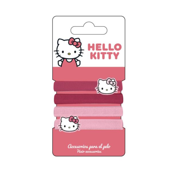 Hello Kitty set med 4 hårsnoddar