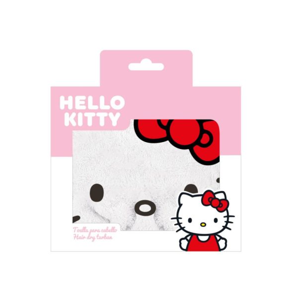 Hello Kitty Hårtorkshandduk 22x12 cm