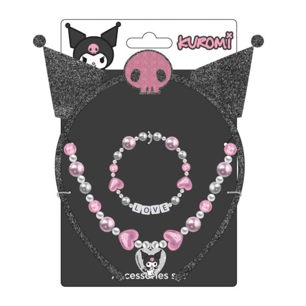 Hello Kitty Kuromi smyckes- och diademset