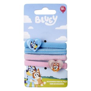 Bluey Heart 4-delars hårsnoddset