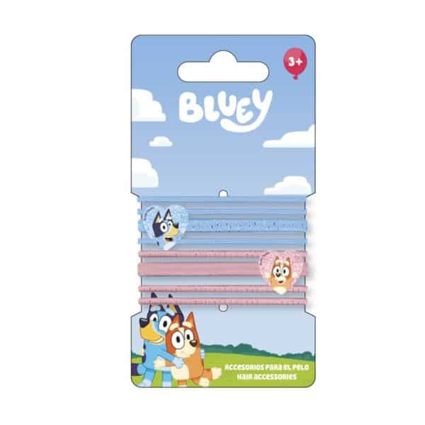 Bluey Heart hårsnoddset 8 st