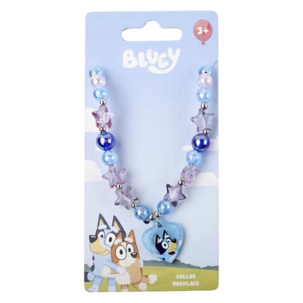 Bluey Heart pärlhalsband