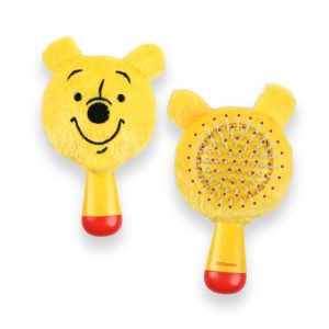 Disney Nalle Puh gul mini plysch hårborste 13 cm