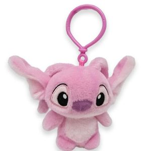 Disney Lilo and Stitch rosa 3D mjukisdjur med krok, väsktillbehör 12 cm